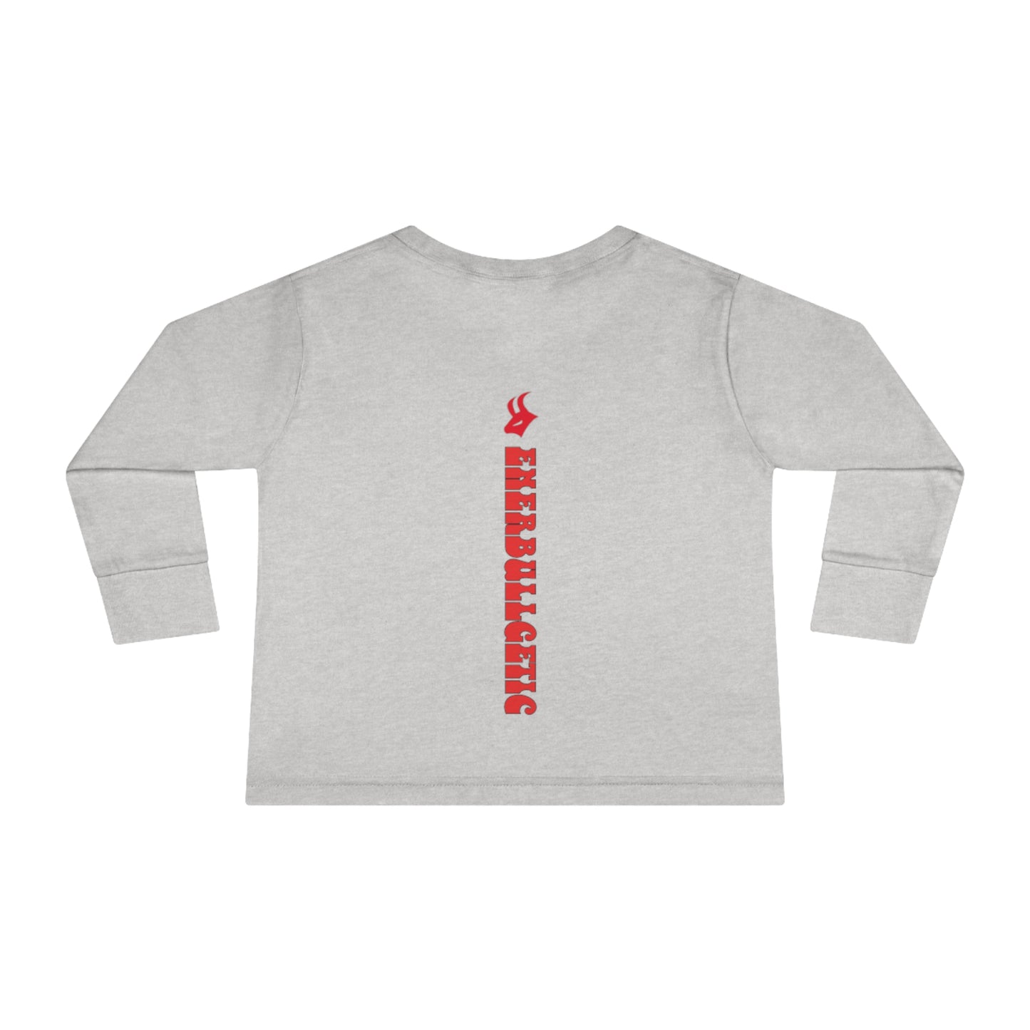 EnerBullgetic Cartoon Bull Toddler Long Sleeve Tee