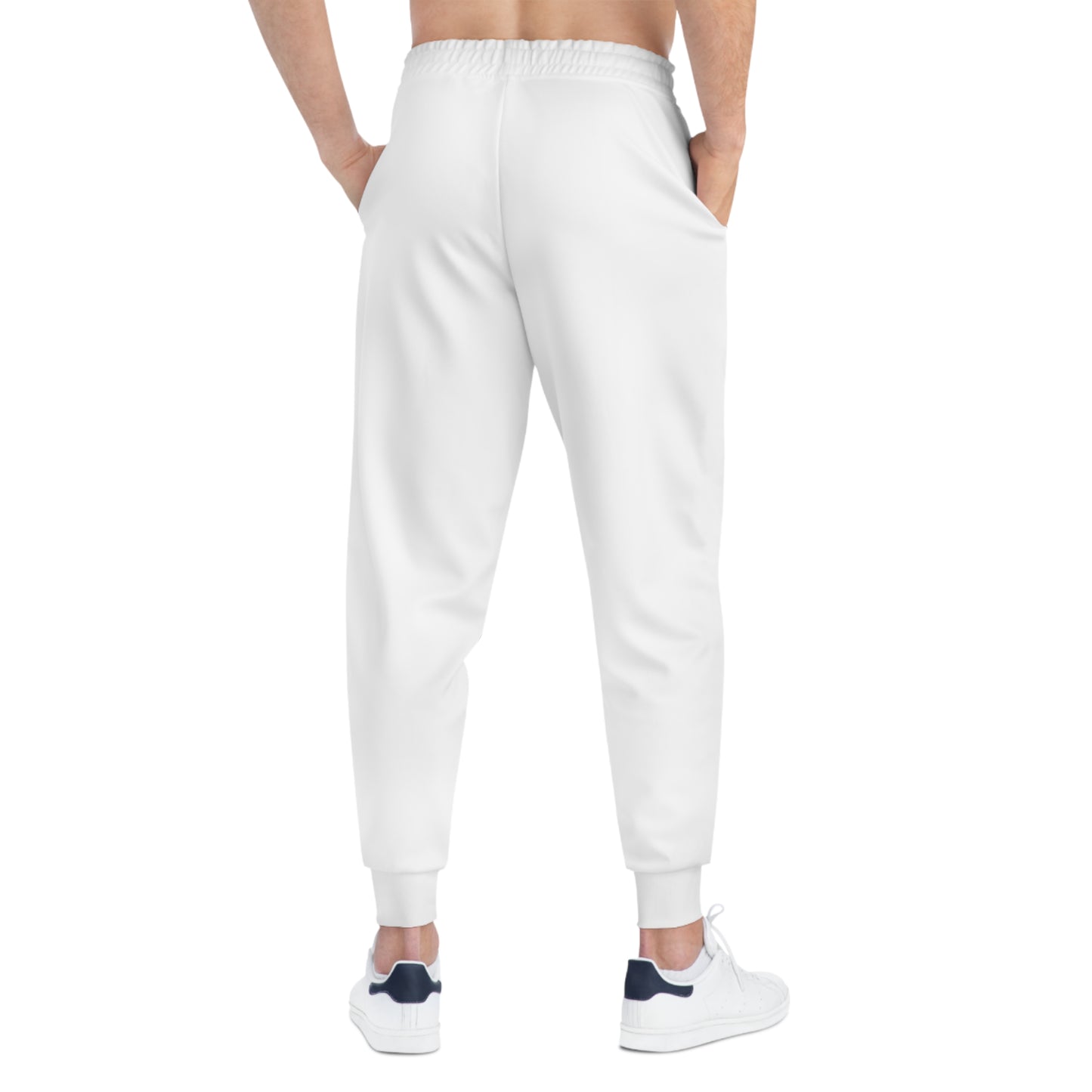 EnerBullgetic Striped White Edition Athletic Joggers