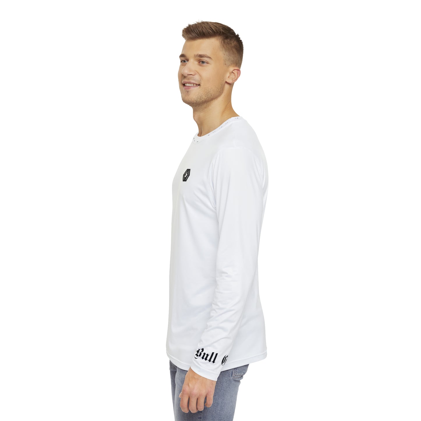 EnerBullGetic Crewneck Sleeve Shirt White Edition