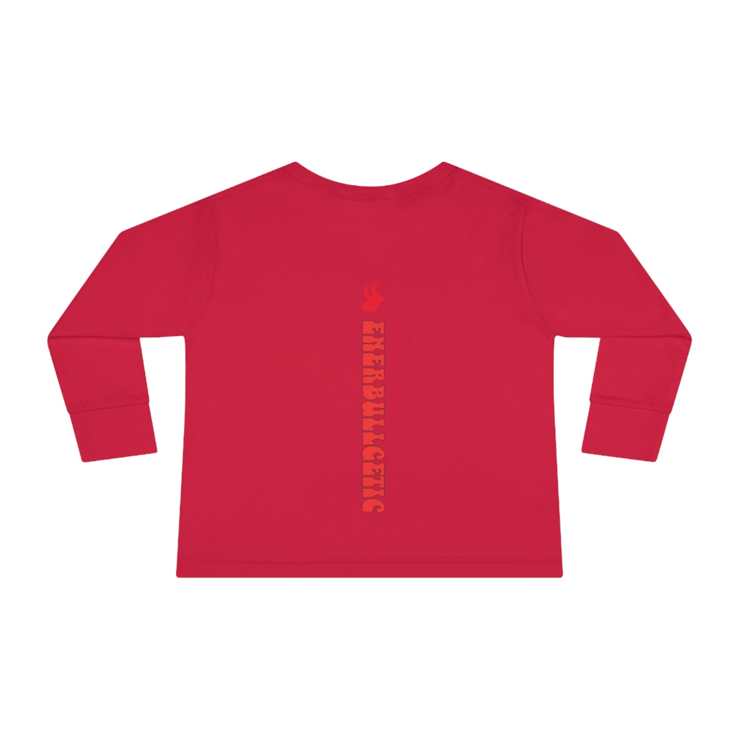 EnerBullgetic Cartoon Bull Toddler Long Sleeve Tee