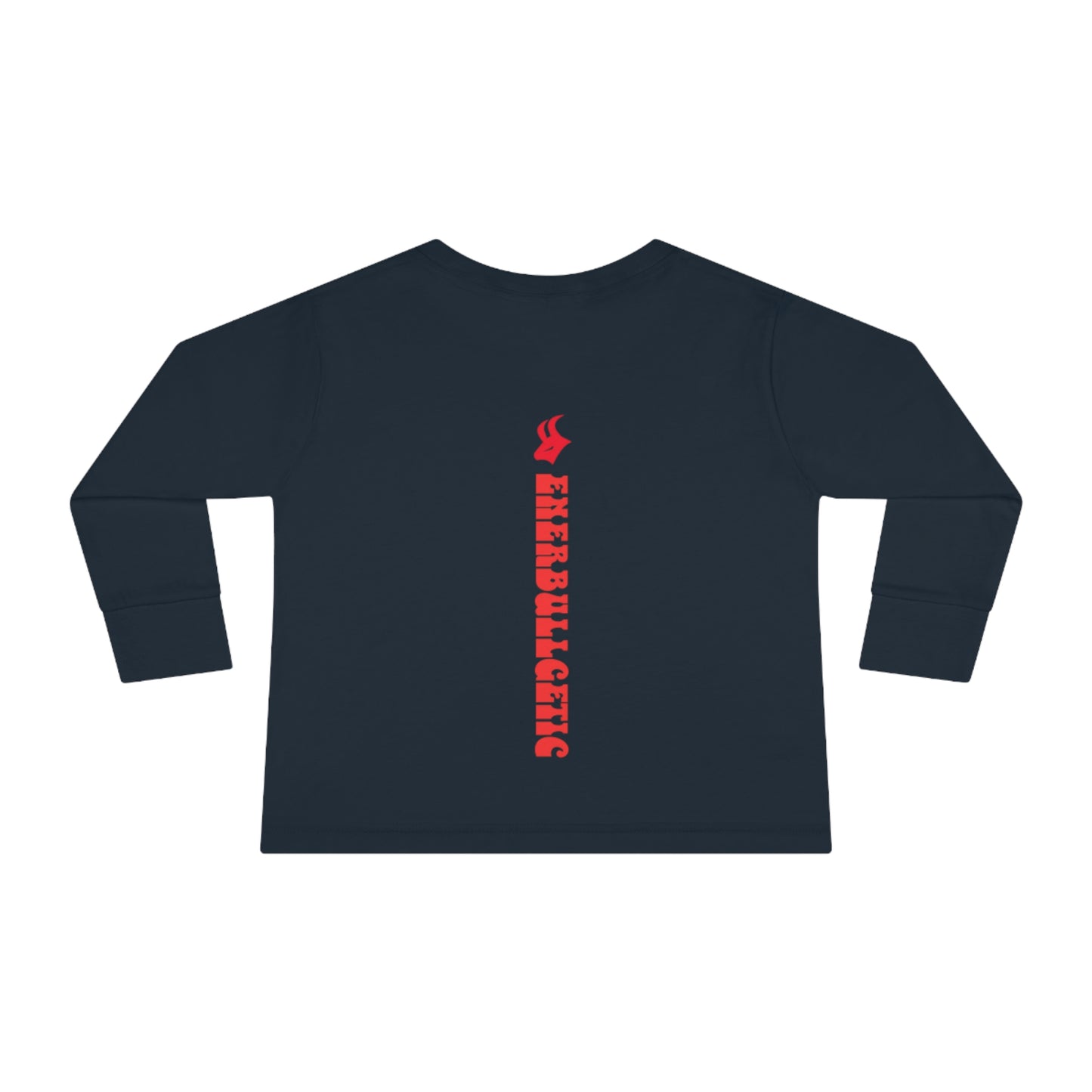 EnerBullgetic Cartoon Bull Toddler Long Sleeve Tee