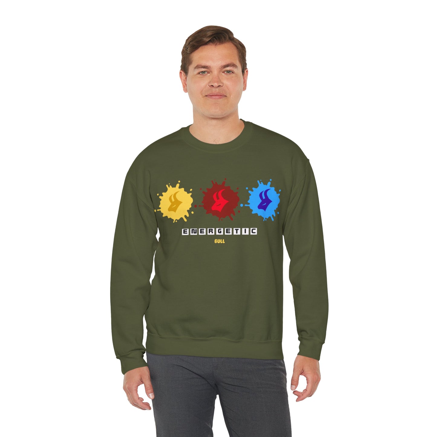 Tri-Color Logo Unisex Heavy Blend™ Crewneck Sweatshirt