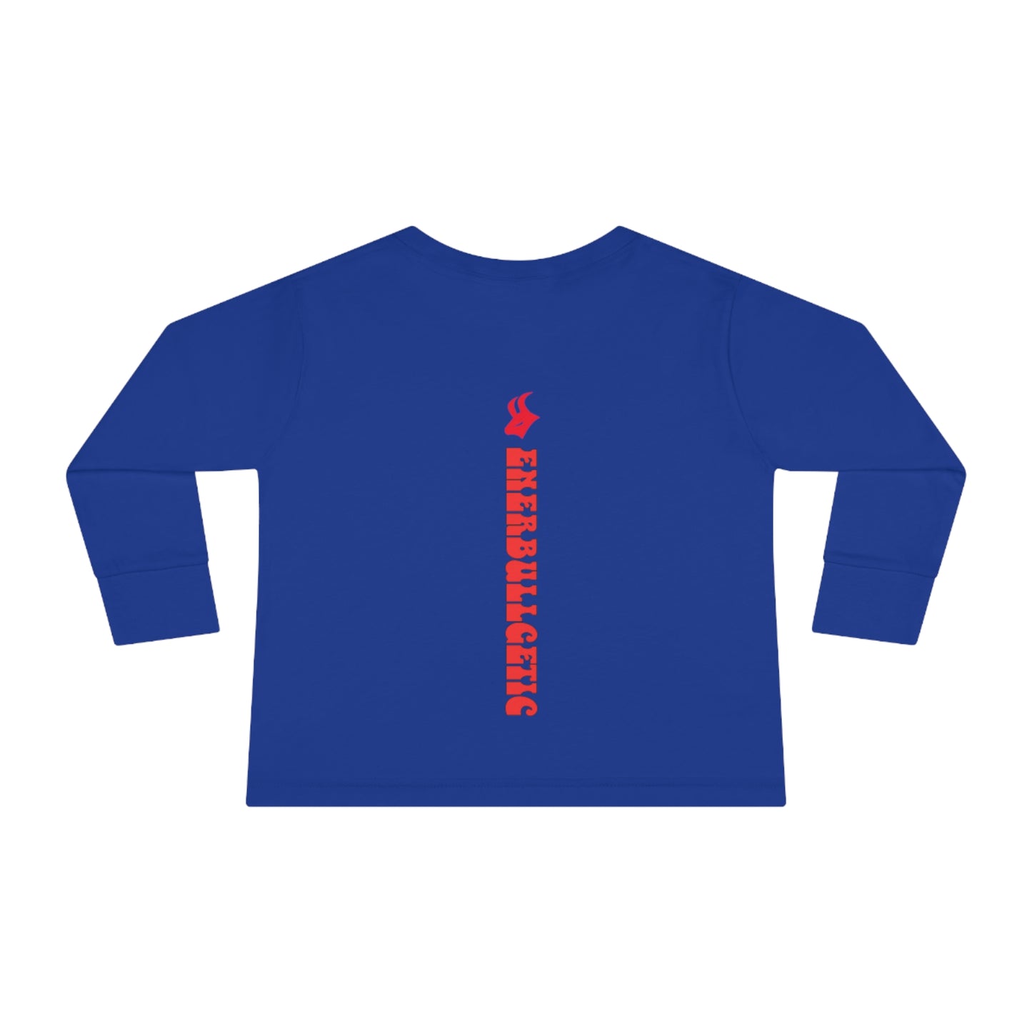 EnerBullgetic Cartoon Bull Toddler Long Sleeve Tee