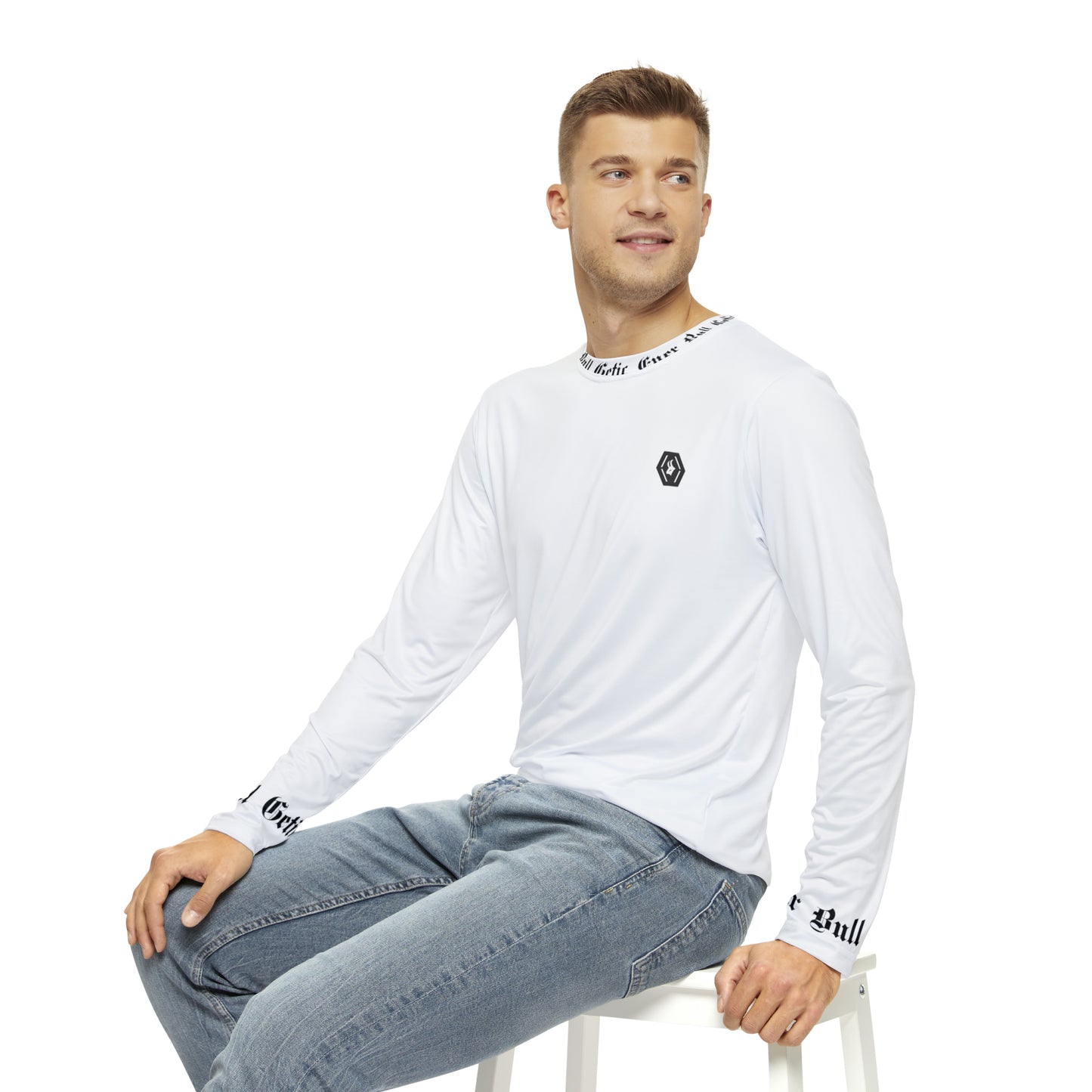 EnerBullGetic Crewneck Sleeve Shirt White Edition