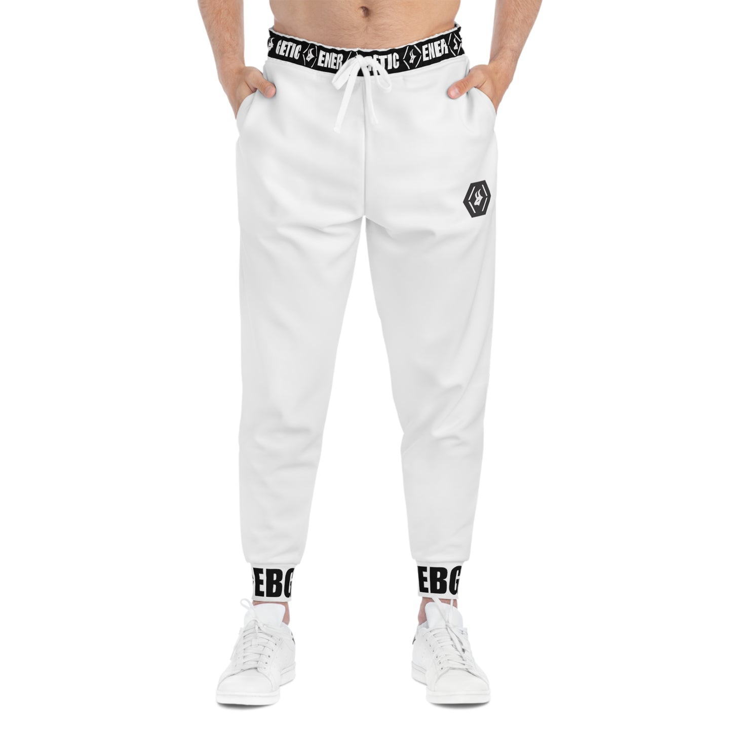 EnerBullGetic Athletic Joggers White Edition
