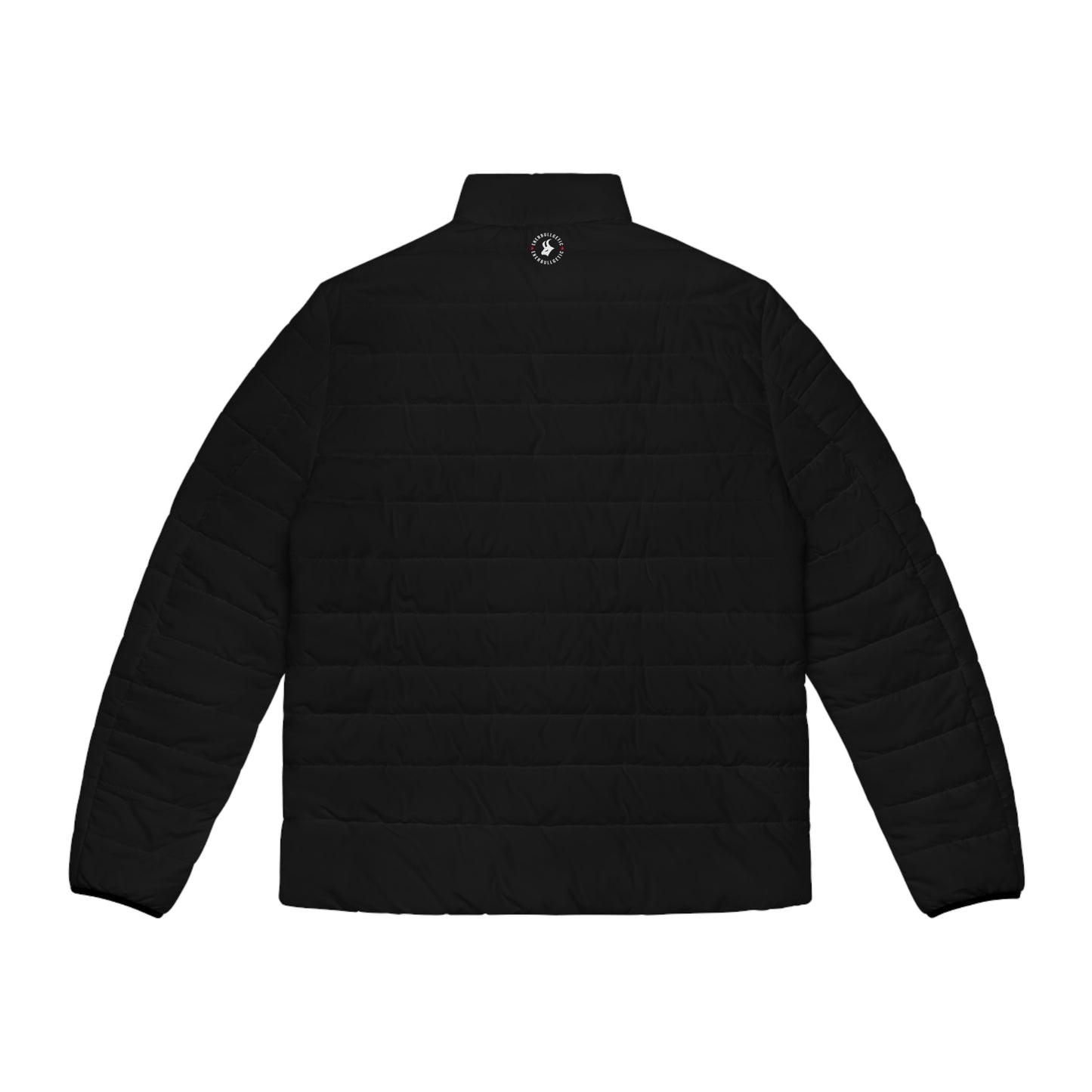 Black Edition Logo Patch Men's Puffer Jacket