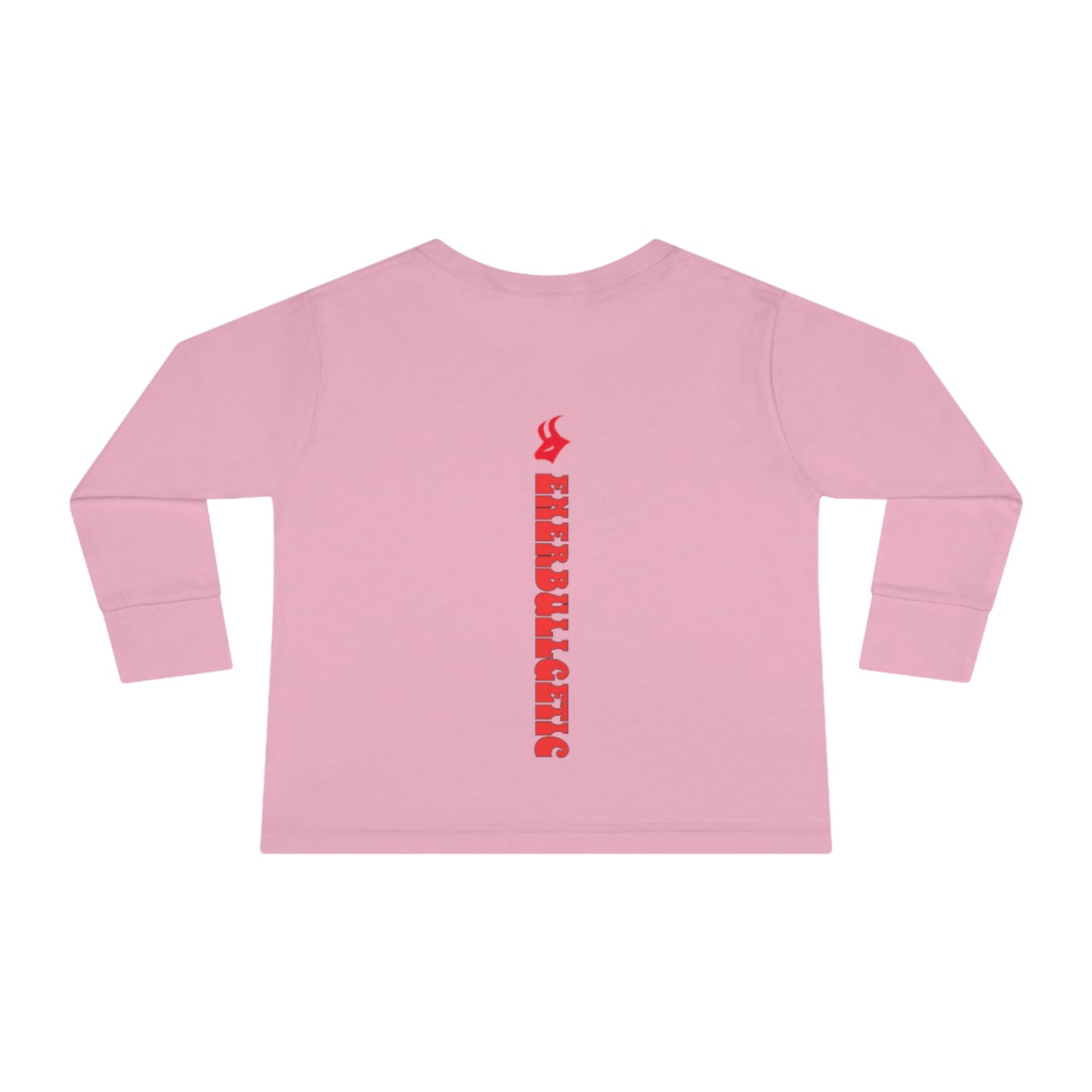 EnerBullgetic Cartoon Bull Toddler Long Sleeve Tee