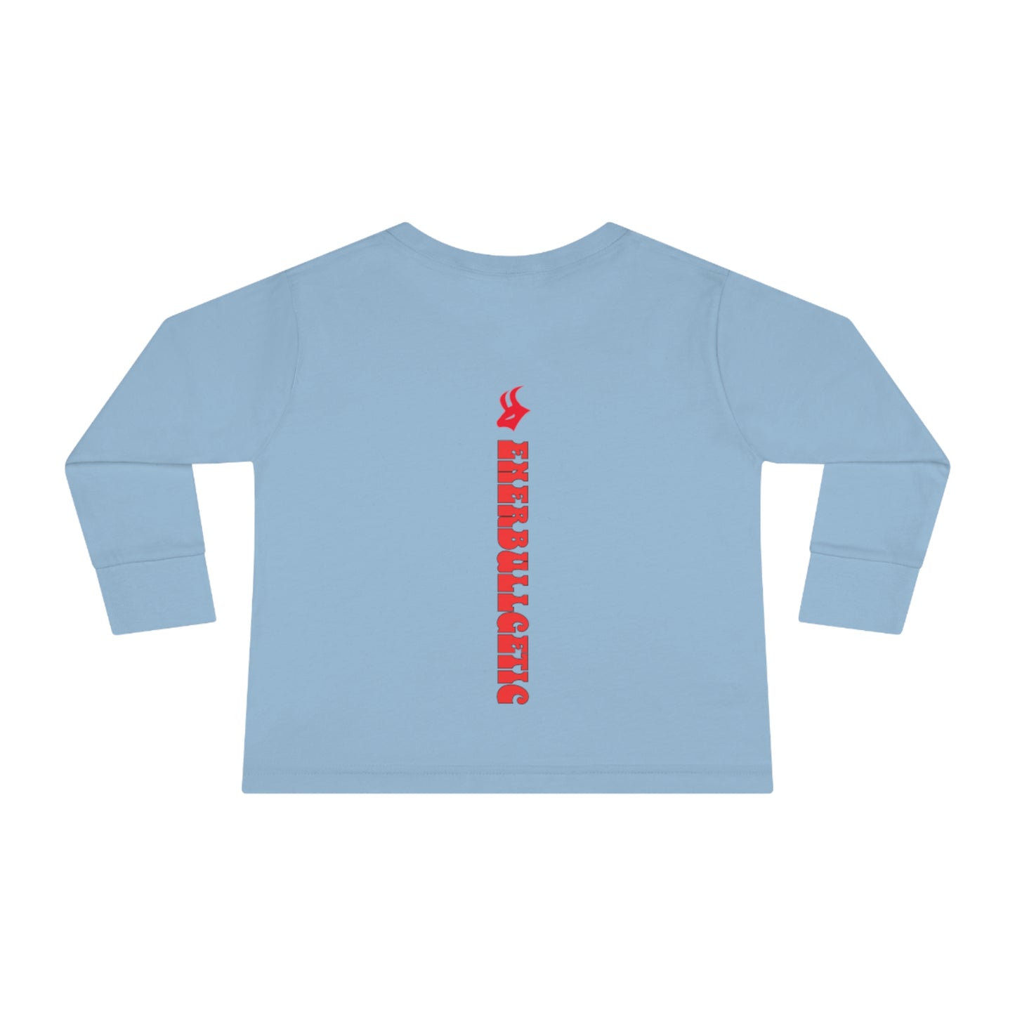 EnerBullgetic Cartoon Bull Toddler Long Sleeve Tee