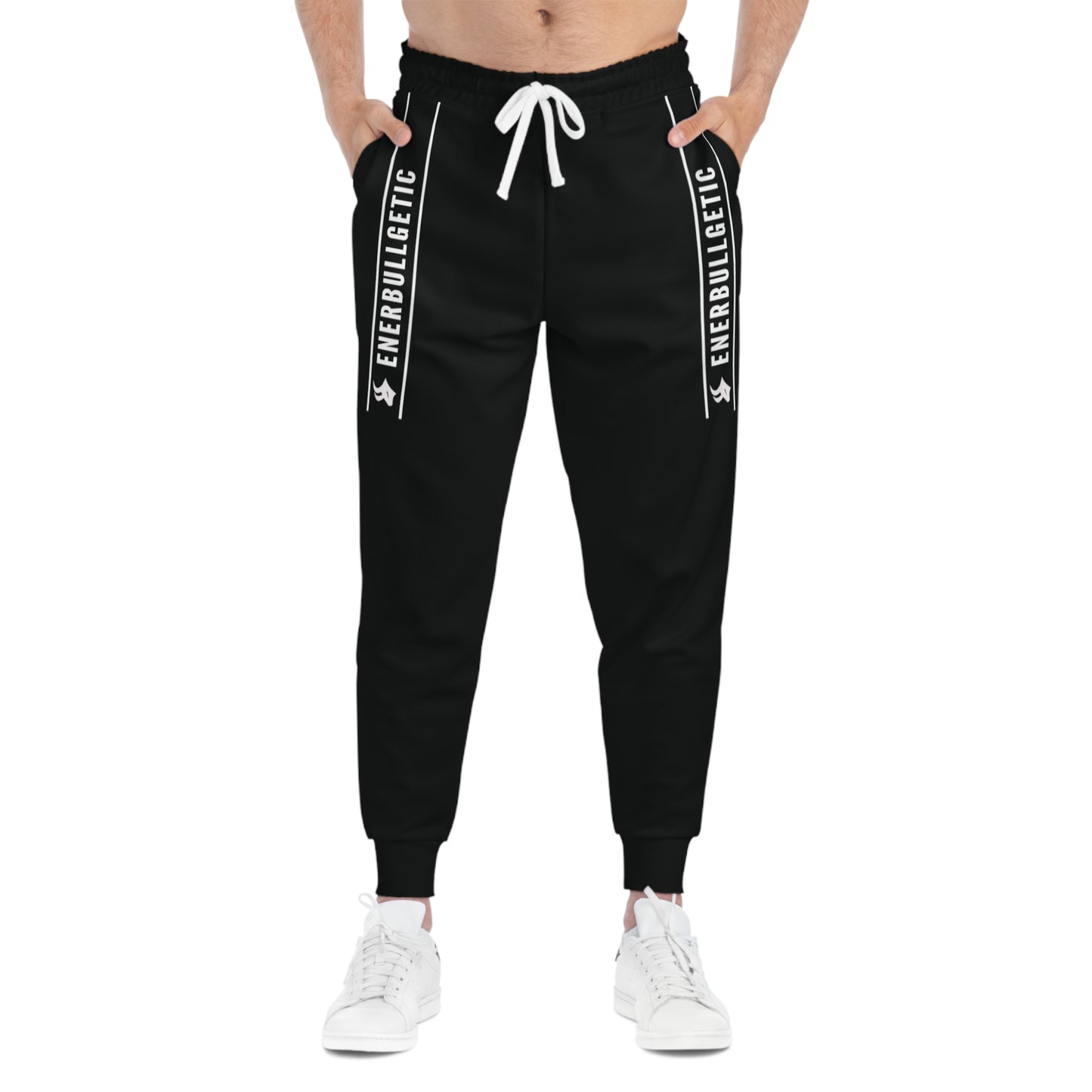 EnerBullgetic Striped Black Edition Athletic Joggers