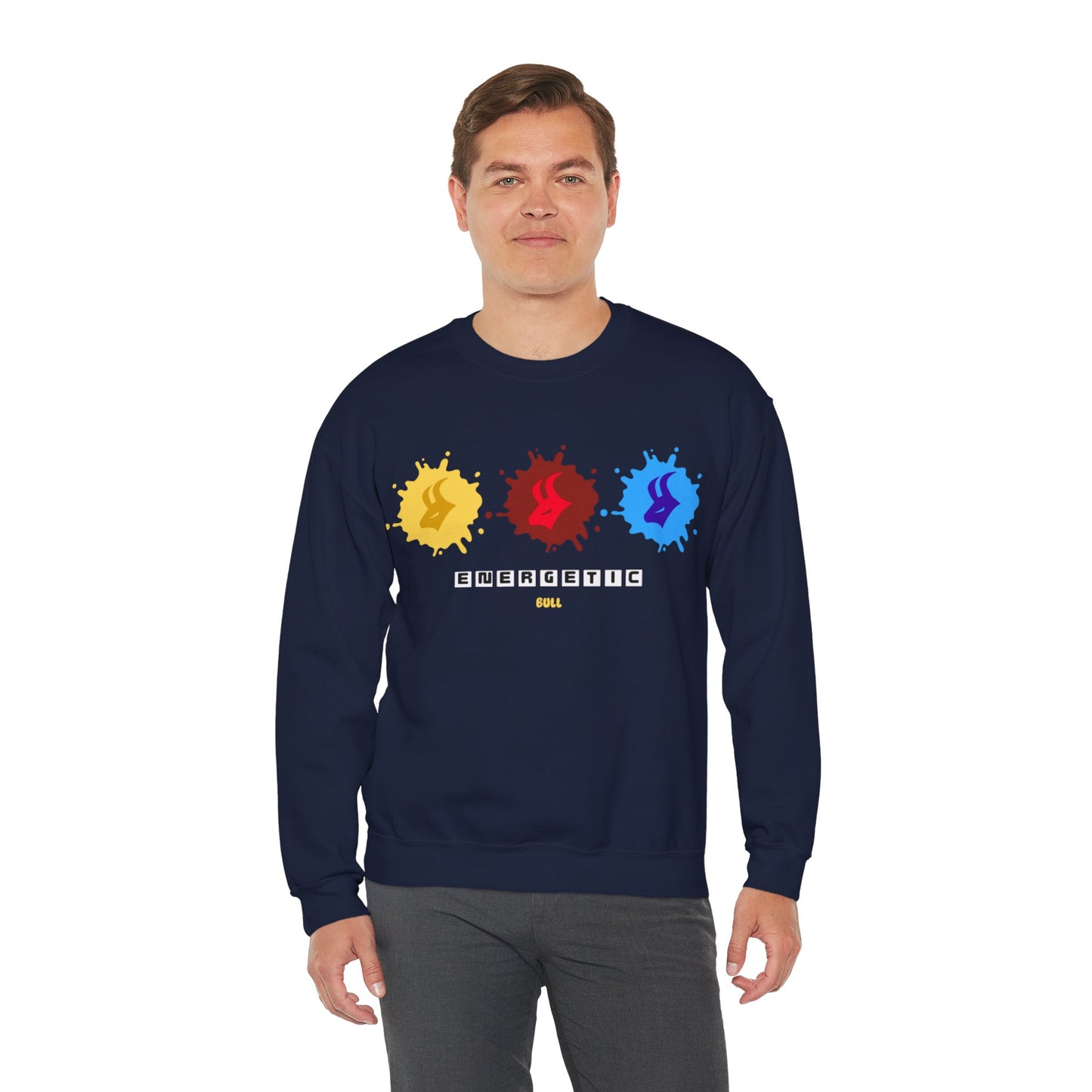 Tri-Color Logo Unisex Heavy Blend™ Crewneck Sweatshirt