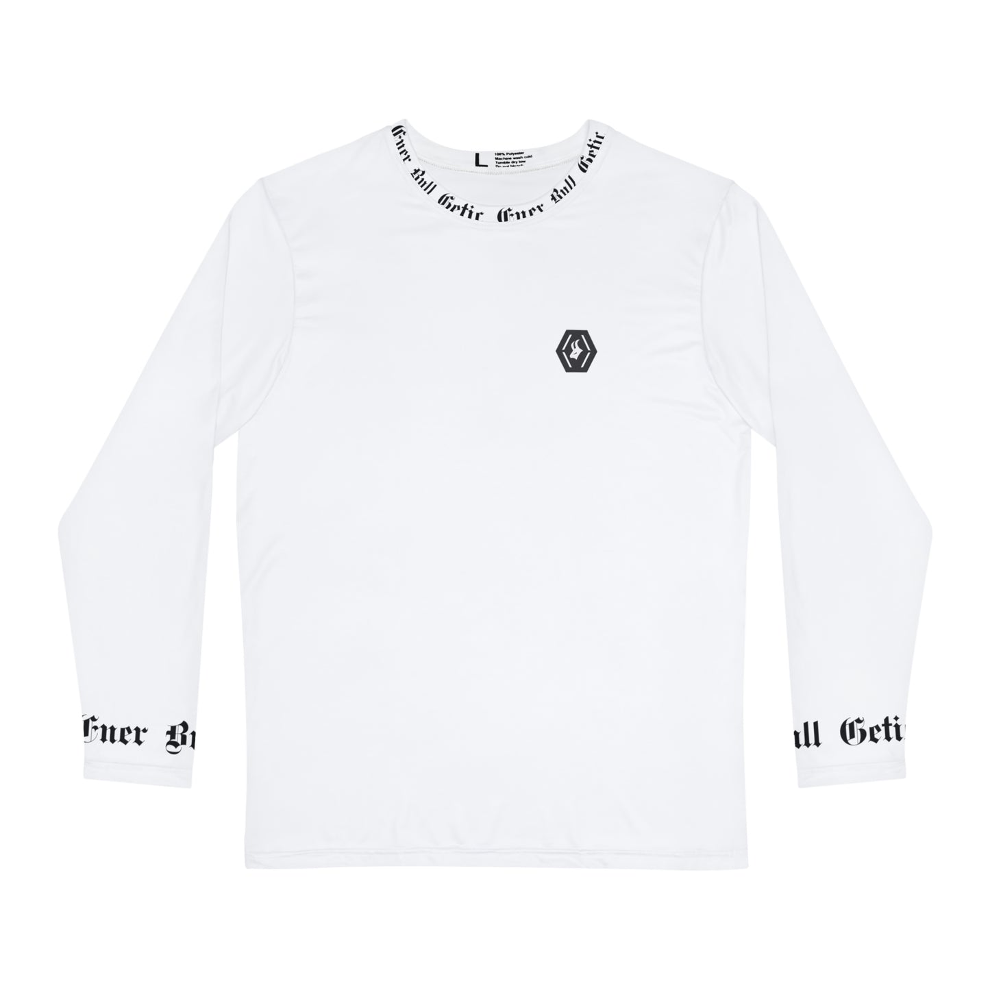 EnerBullGetic Crewneck Sleeve Shirt White Edition