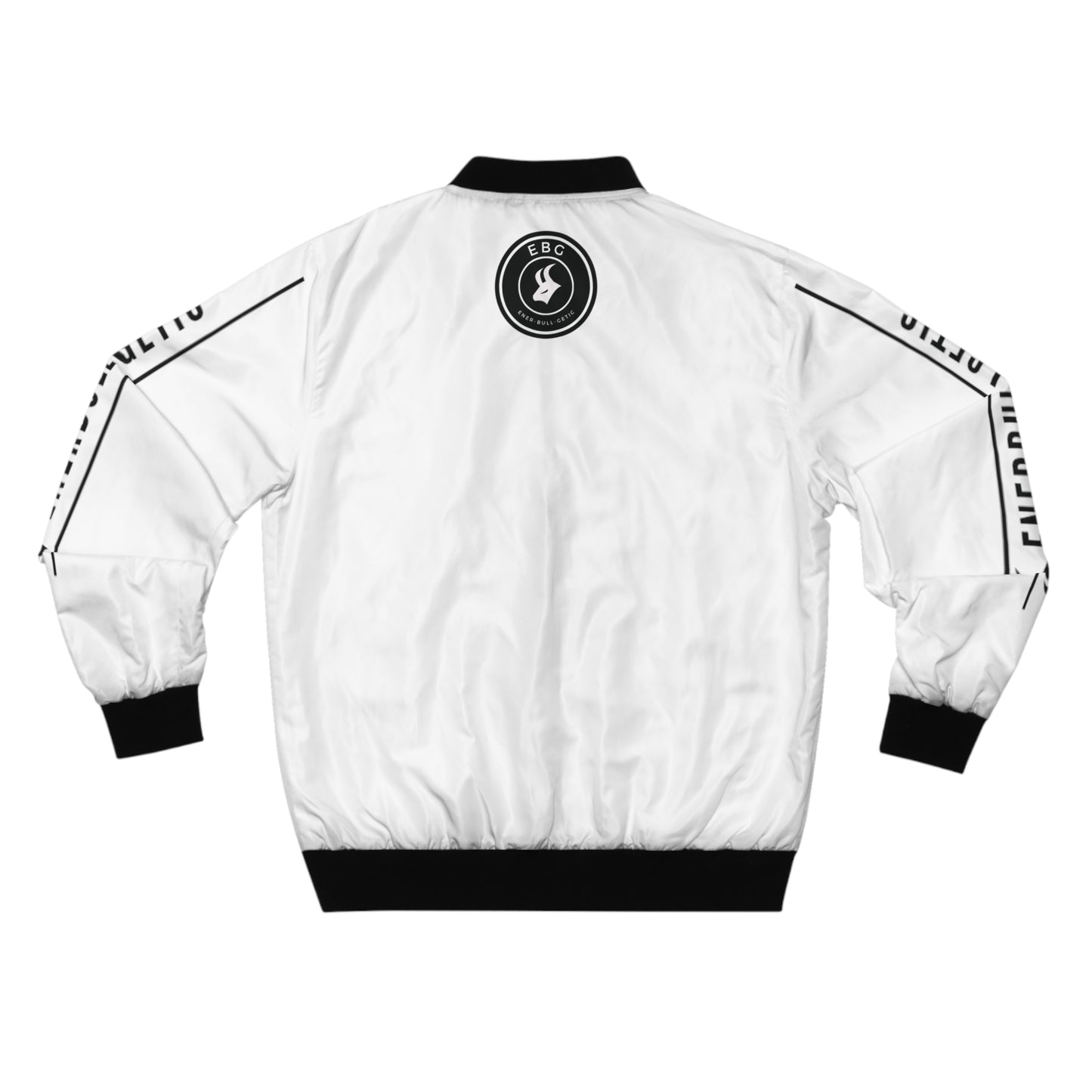 EnerBullgetic Striped White Edition Men's Bomber Jacket