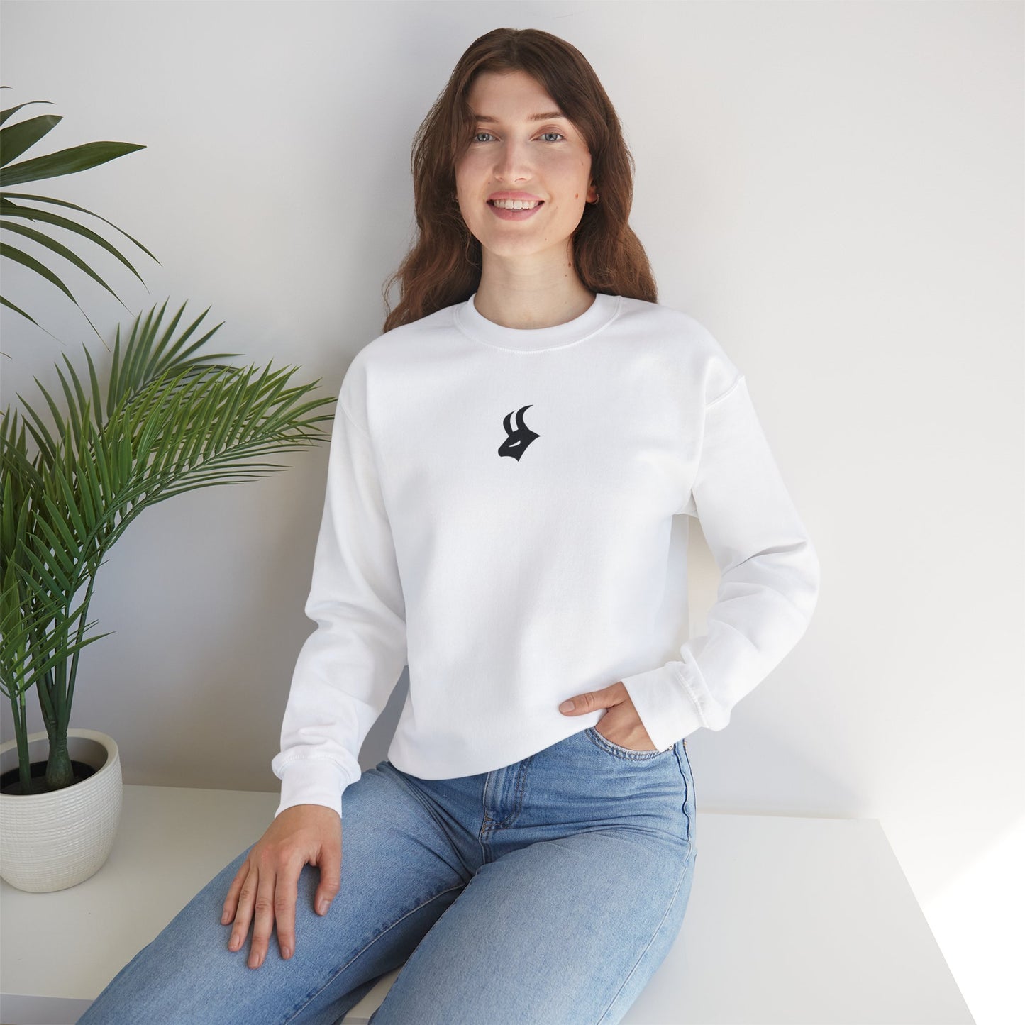 Unisex Minimalist Logo Crewneck