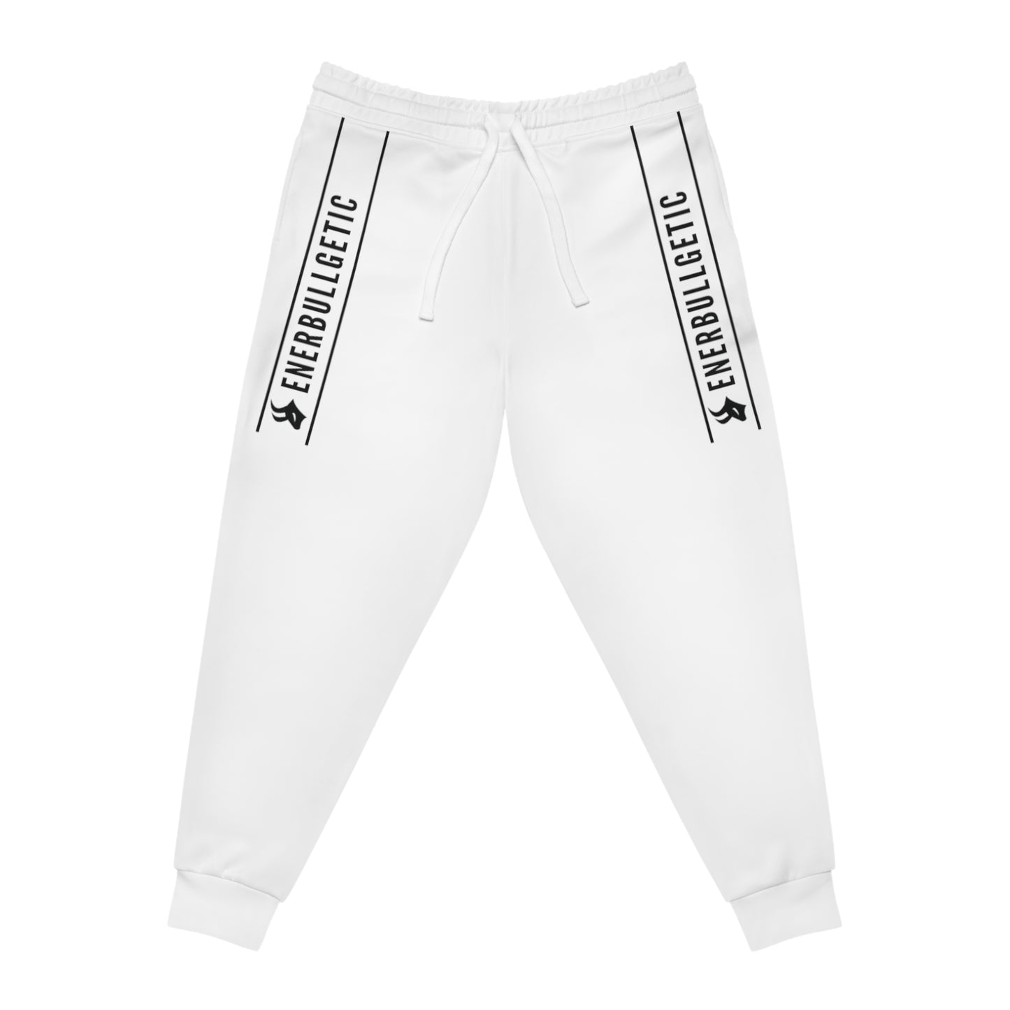 EnerBullgetic Striped White Edition Athletic Joggers