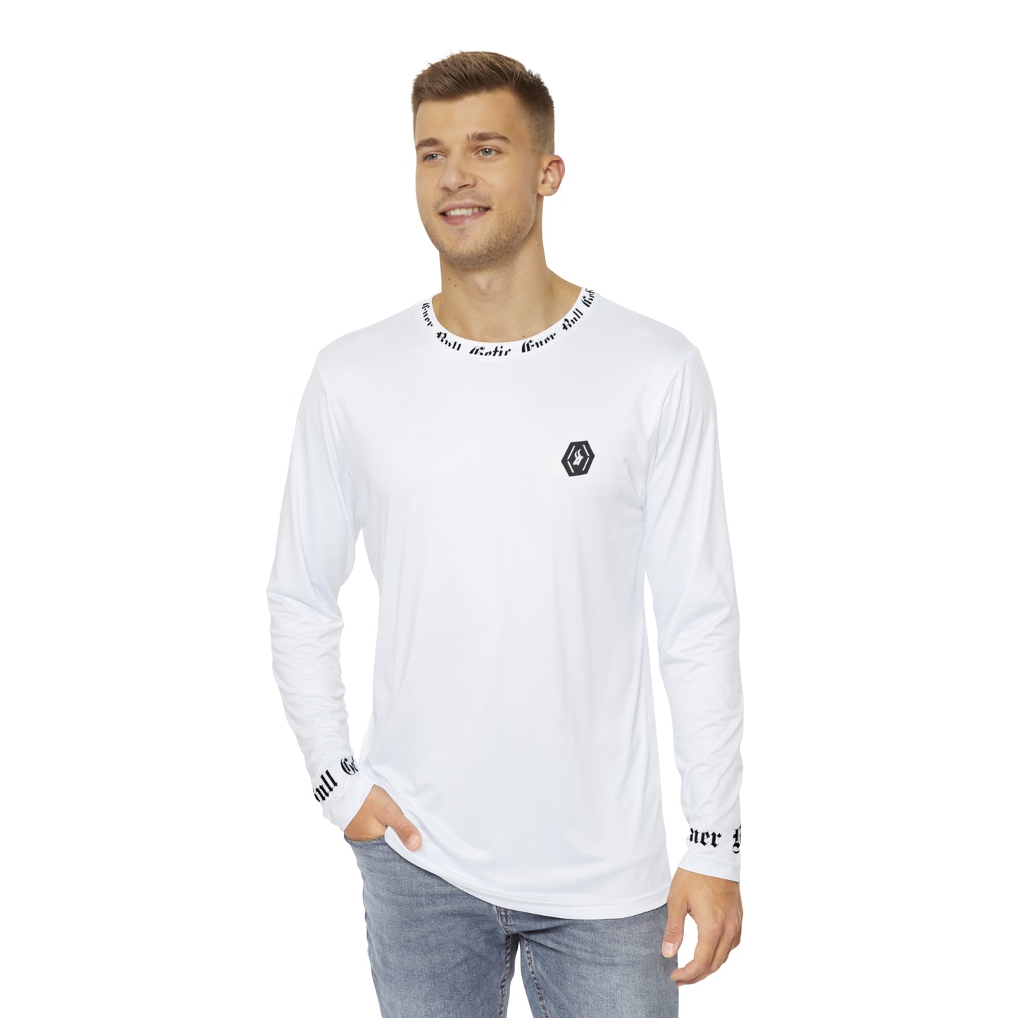 EnerBullGetic Crewneck Sleeve Shirt White Edition